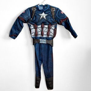 Marvel Captain America Costume with Mask and Shield - Extra Small